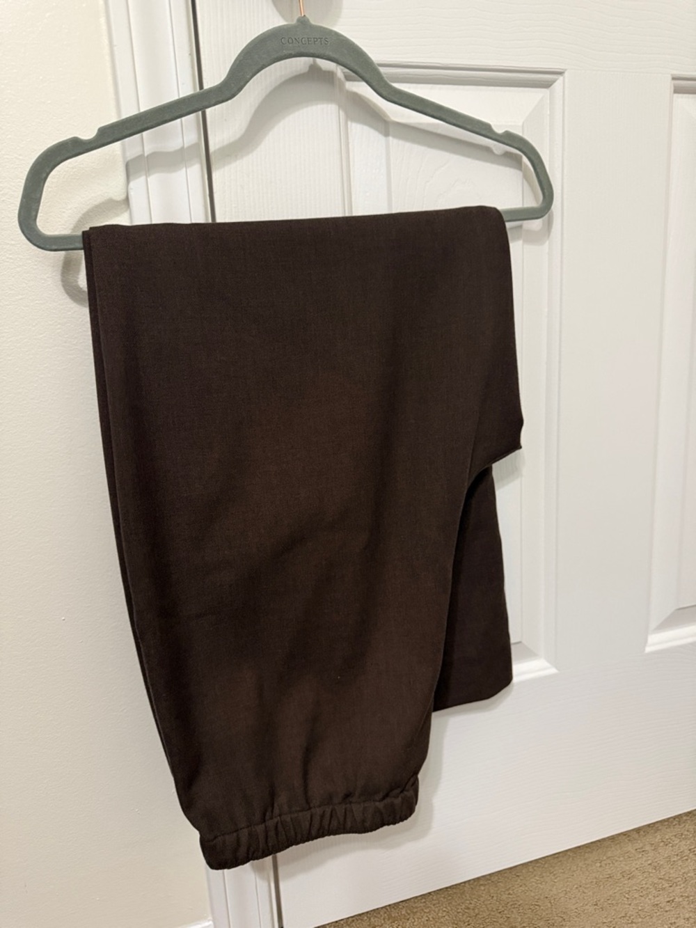 Dark Brown drawstring trousers